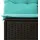 vidaXL Gartensofa-Set 3-tlg. schwarz