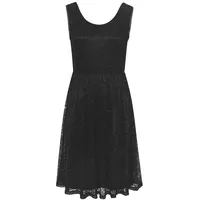 LASCANA Spitzenkleid Kleid Schwarz 42