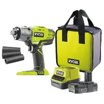 RYOBI Reifenwechsel-Set 18 V ONE+ inkl Akku & Ladegerät Akku-Schlagschrauber