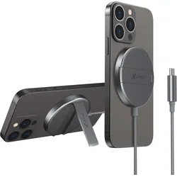 XLayer MagFix Pro Wireless Charging Stand magnetisch 15W Space Grey
