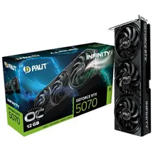 Palit GeForce RTX 5070 Infinity 3 OC 12GB GDDR7, HDMI, 3x DP (NE75070S19K9-GB2050S)