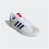 Adidas VL Court 3.0 Cloud White / Dark Blue / Better Scarlet 42