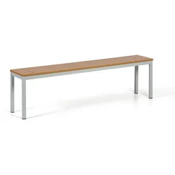 Garderobenbank, Sitz - Laminat, Länge 1500 mm, Buche