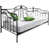 moebel-direkt-online Ella 90 x 200 cm Schwarz
