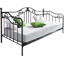 moebel-direkt-online Ella 90 x 200 cm Schwarz