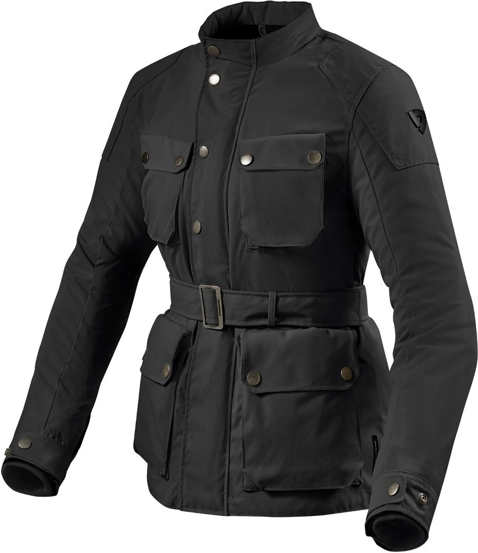 Revit Livingstone Dames Motorfiets Textiel Jas, zwart, M Voorvrouw