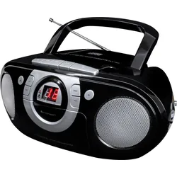Soundmaster SCD5100SW tragbarer CD-Player Radiorecorder Kassettenrecorder AUX-Anschluss