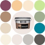 Dimensa Wohncolor bunte Wandfarbe creme-weiß 2,5 Liter