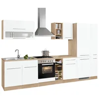 kochstation Küchenzeile KS-Eton 330 cm weiß
