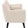 Atlantic Home Collection Couch 2-Sitzer Beige
