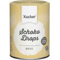 Xucker Schokolade weiße Schokodrops, mit Süßungsmittel Xylit, 200g