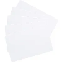 Evolis Badgy PVC, blanko, weiß, 86 x 54 x