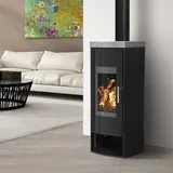 Kaminofen wasserführend Schmitzker Calera Holzofen Topplatte Speckstein 7 kW