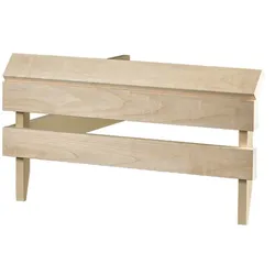 Espe Sauna Ofenschutz, zweiseitig, Abmessung: 800x800x445 mm