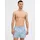 JACK & JONES Milano Boxershorts Chambray Blue / Chambray Striped / Skyway Checks M 3er Pack
