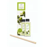 ipuro Raumduft Essentials, 200ml Nachfüller mit Stäbchen, lime light - Raumduft Nachfüllflasche