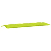 VidaXL Gartenbank-Auflage Hellgrün 180x50x7 cm Oxford-Gewebe