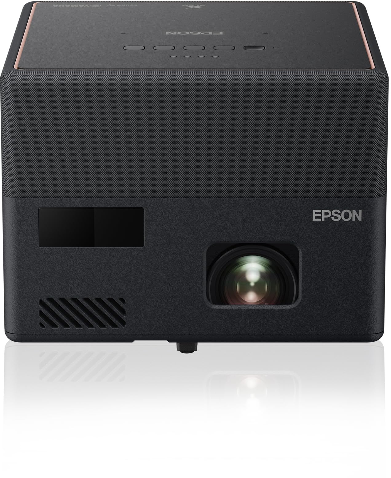 Epson EF-12 tragbarer 3LCD-Laserprojektor (Full HD 1920x1080p, 1.000 Lumen Weiß- und Farbhelligkeit, Kontrastverhältnis 2.500.000:1, nur 1,2 kg Gewicht, integriertes Android TV, HMDI)