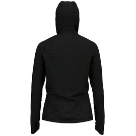 Odlo Damen Laufhoody Run Easy WARM, black melange, S