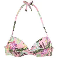 s.Oliver Push-Up-Bikini-Top Damen Rosa 34 Cup C