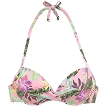 s.Oliver Push-Up-Bikini-Top Damen Rosa 34 Cup C