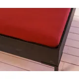 Kayori Spannbettlaken Jersey-Elasthan 130 x 220 cm rot