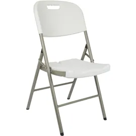Perel Campingstuhl Klappstuhl Weiß