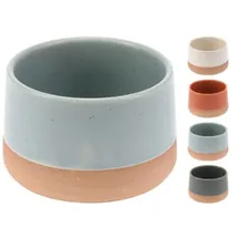 Excellent Houseware Kleine Schalen aus Steingut Mehrfarbig 4-tlg.
