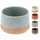 Excellent Houseware Kleine Schalen aus Steingut Mehrfarbig 4-tlg.