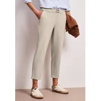 STREET ONE Mid Waist Slim Leg Hose Cobble Stone 40 28