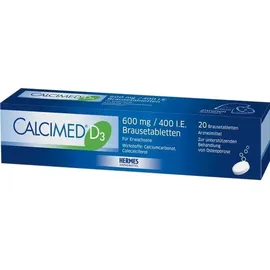 Hermes Arzneimittel Calcimed D3 600 mg/400 I.E. Brausetabletten