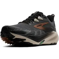 Brooks Ghost Trail Herren Vielseitiger Offroad-Laufschuh für raues Gelände - Ebenholz/Schwarz/Nelke - Größe 45 - 45 EU