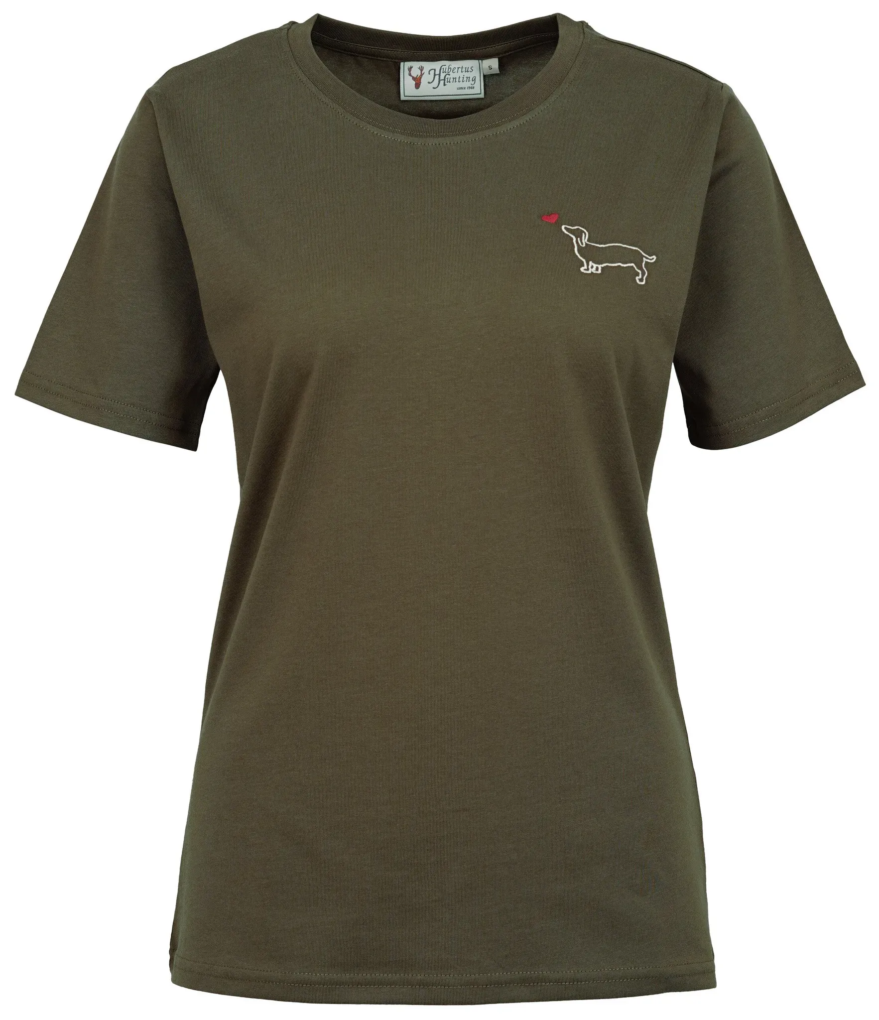 Hubertus T-Shirt Dackel, schilf, 4XL