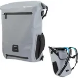radgeist 3in1 Fahrradtasche grau
