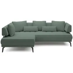 Ecksofa Giotto Stoff Grün