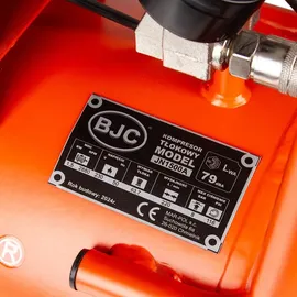 BJC Druckluft Kompressor 24L 8 BAR Ölfrei Luftkompressor 2 Kolben Flüsterkompressor Abschaltautomatik