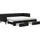 vidaXL Tagesbett 80 x 200 cm Schwarz