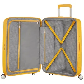 American Tourister Soundbox 4-Rollen 77 cm / 97-110 l golden yellow