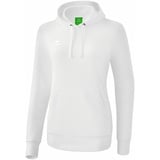 Hoodie Damen white 38