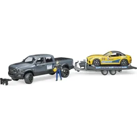 Bruder 02504 RAM 2500 Power Wagon und Bruder Roadster Racing Team