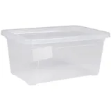 ONDIS24 Aufbewahrungsbox Aufbewahrungsbox Nähbox Schuhbox Lagerbox Allzweckbox Easy XS & Deckel, stapelbar, platzsparend, modular kombinierbar