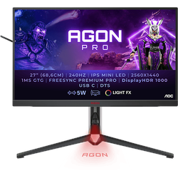 AOC AG274QZM 27 Zoll WQHD Gaming Monitor (1 ms Reaktionszeit