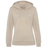 bench. loungewear Kapuzensweatshirt Meliert Beige 36/38