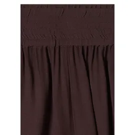 Cecil Stoffhose CECIL, Damen, Gr. XL Länge 32, braun cacao, Stoff, 100% Viskose, unifarben, Loose Fit, lang, Hosen Stoffhose, mit Elastikbund