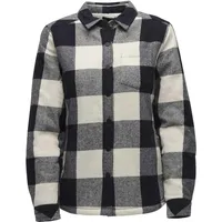 Black Diamond Project Lined Flannel black-off white plaid XS