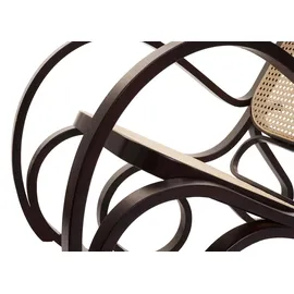 MCW Schaukelstuhl Gallarate Rattan 50 x 90 x 50 cm Braun