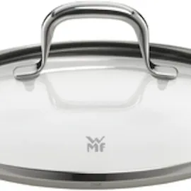 WMF Fusiontec Essential Kochtopf groß, 20 cm, Glasdeckel, Bratentopf Induktion, 2,4l, High-Tech Keramik, kratzfest, unbeschichtet, grau, Made in Germany