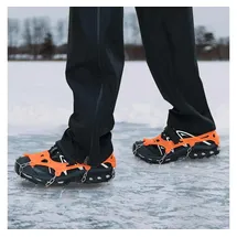 vidaXL Eiskrallen für Schuhe Orange L