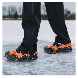 vidaXL Eiskrallen für Schuhe Orange L