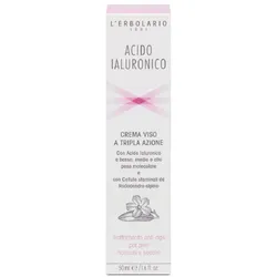L'Erbolario Hyaluronsäure Gesichtscreme- normale & trockene Haut Creme 50 ml
